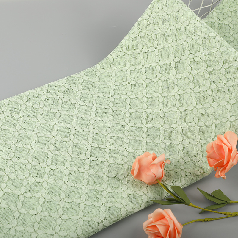 服饰蕾丝面料透气镂空花朵蕾丝面料婚纱女装裙子蕾丝面料现货细节图