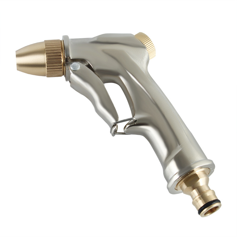 Dual-purpose household and car cleaning products: car water gun, 26.5*14CM, all-copper spray gun head, car washing water gun head Item Picture