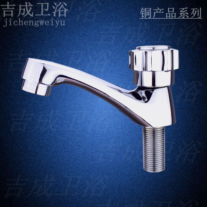 南安水暖厂家直销铜单冷洗脸盆水龙头单孔快开98面盆龙头