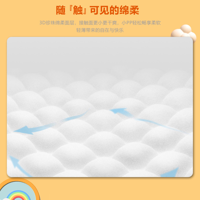 怡儿爽狮子柔薄贴身婴儿纸尿裤L码52片大环腰柔薄芯体宝宝尿不湿产品图