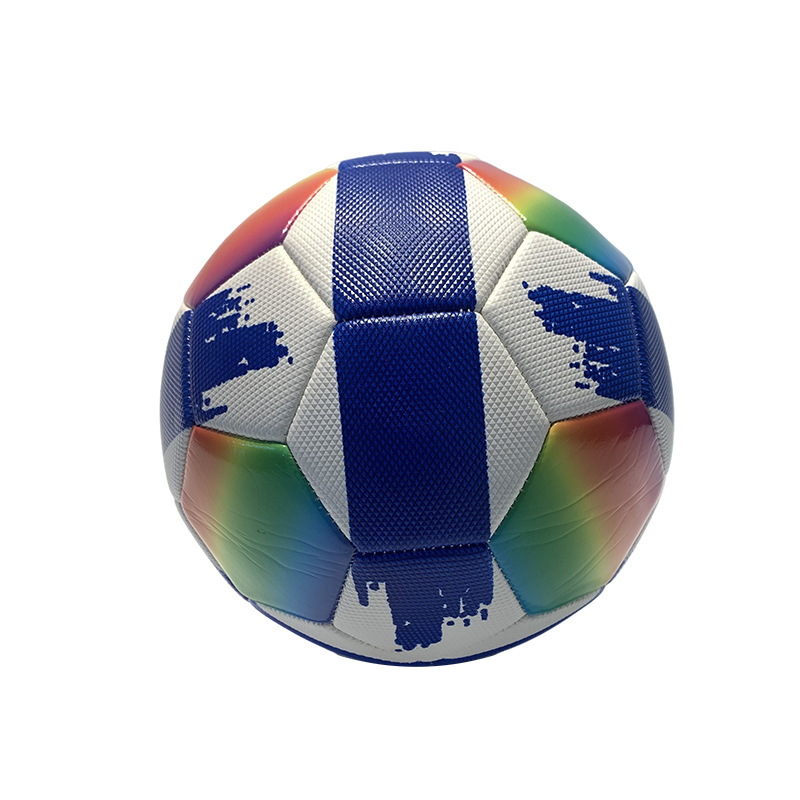 No. 5 training football with diamond pattern, wear-resistant and anti-violence. PVC football manufacturer for middle school students' high school entrance examination training and competition Specification image