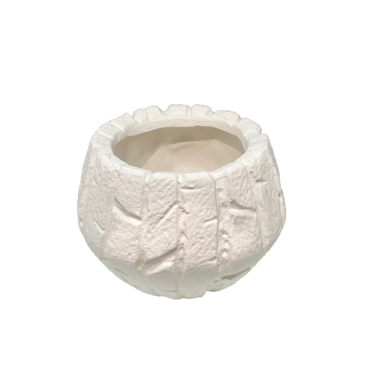 Textura textura textura piedra imitación cerámica maceta gran tamaño oval suculenta olla hogar suave floral fábrica Item Picture