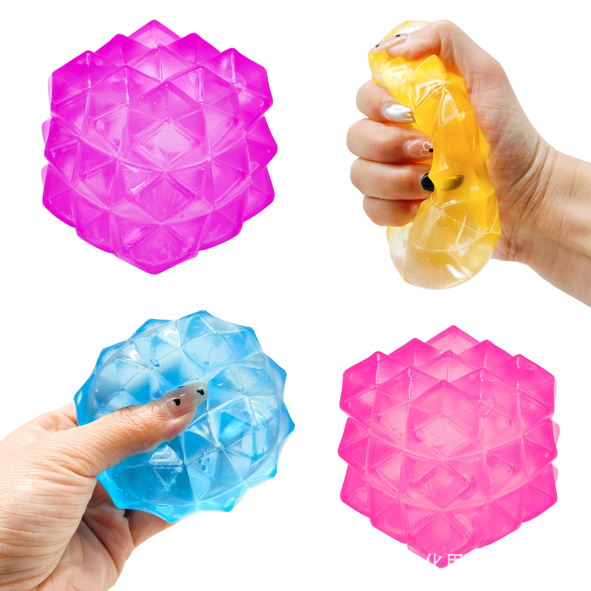 Xiaohongshu's new 3D cartoon figurine, a stress-relieving simulation Rubik's Cube 3D pinching and release toy, offers endless stress relief Item Picture