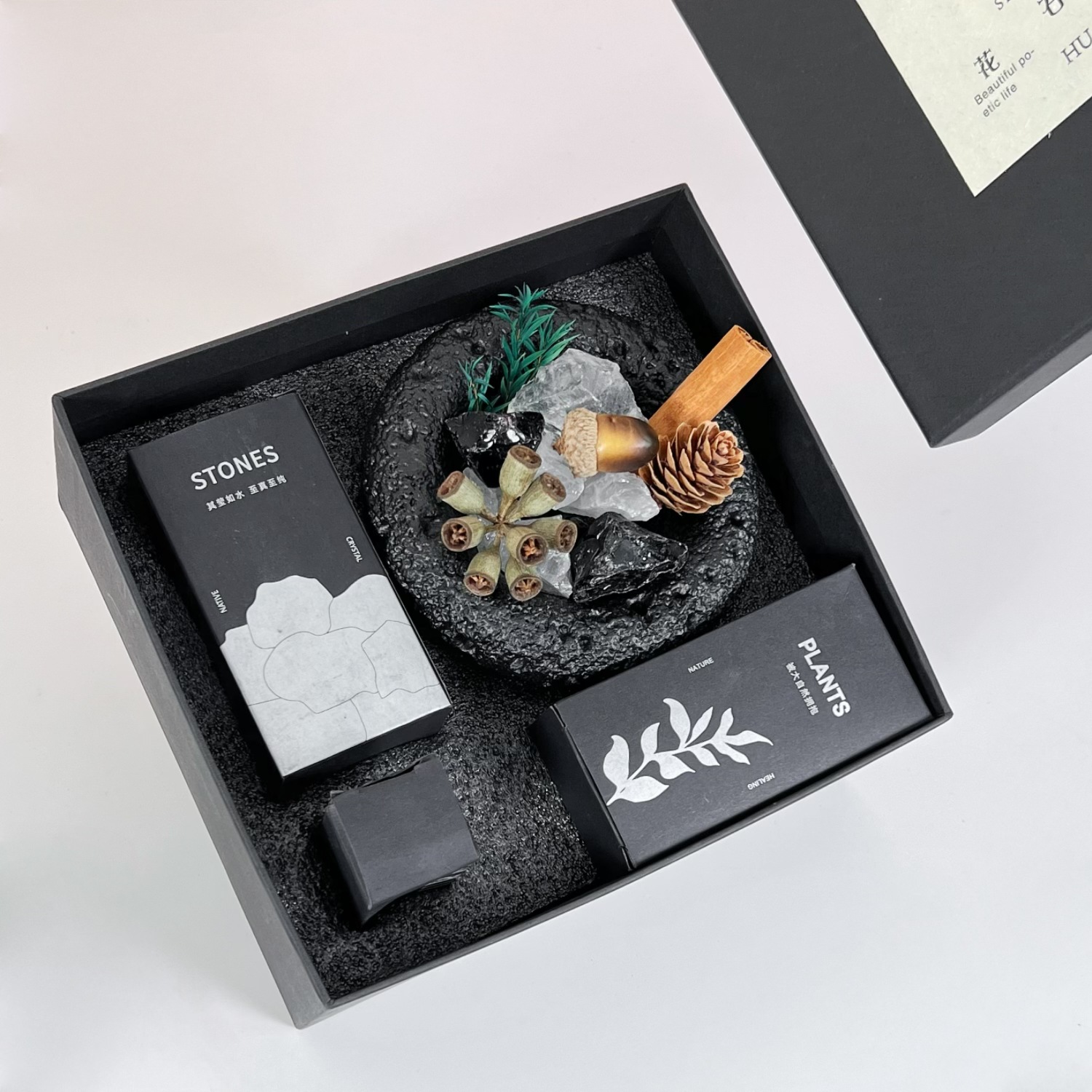 陶瓷摆件/草帽/软装饰品北欧/烛台/香薰蜡烛座细节图