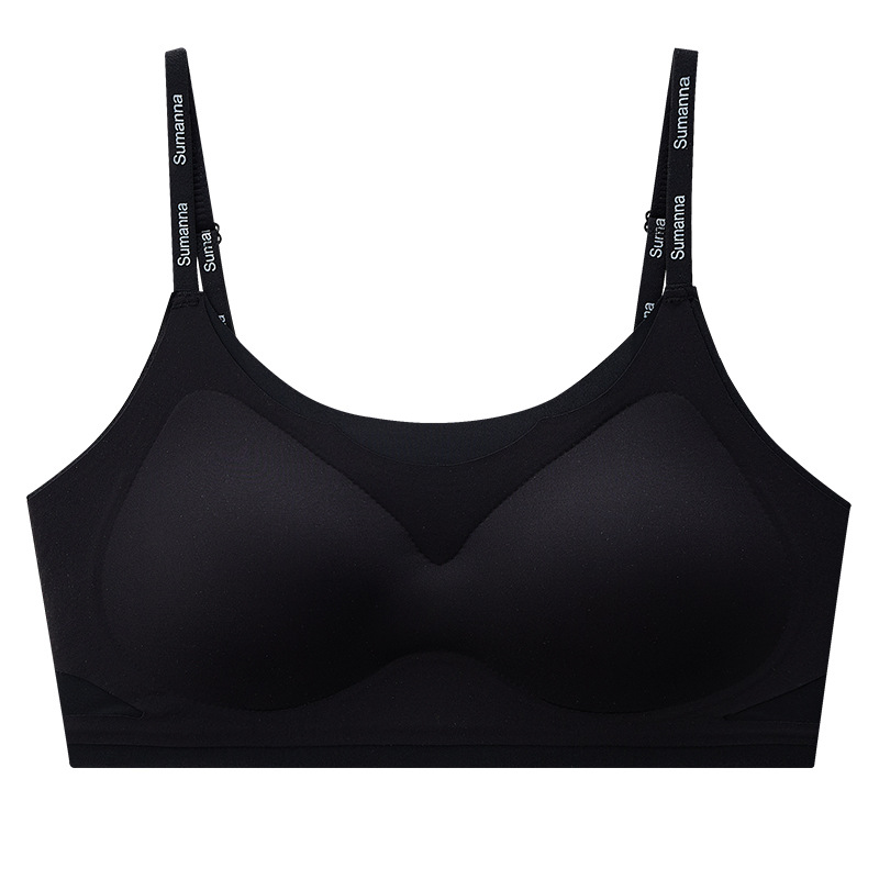 字母隐形粉底液内衣女无痕软支撑聚拢美背文胸大码防走光吊带背心美容护肤面部彩妆粉底详情5