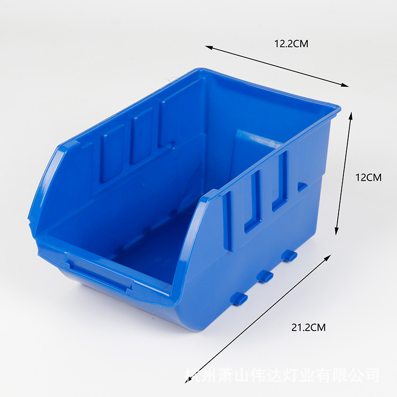 New material thickened plastic box, hardware tool box, parts, screw box, rectangular combination bevel storage box, direct supply Specification image