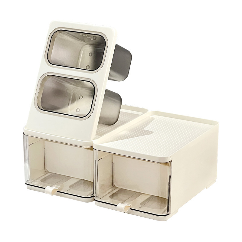 Slanting pen holder, student stationery organization, children's desk storage rack, office large-capacity desktop storage box Item Picture