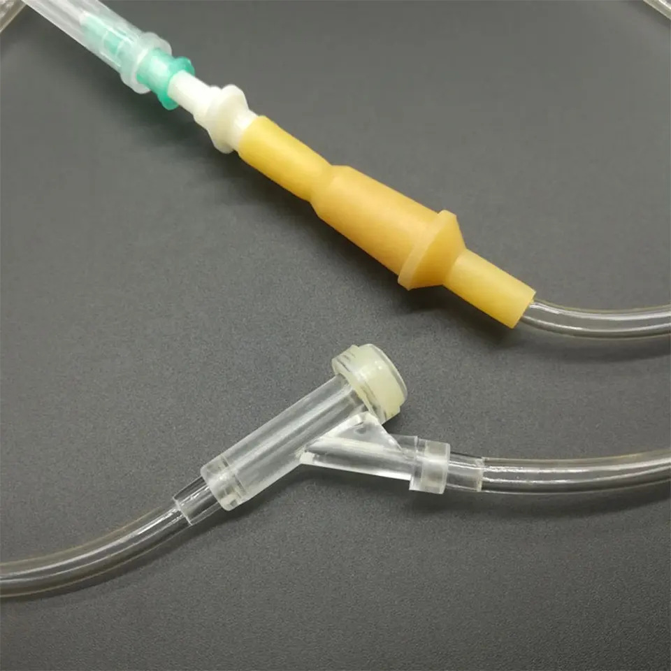 Wholesale of sterile liquid infusion medical disposable intravenous infusion sets for export Specification image