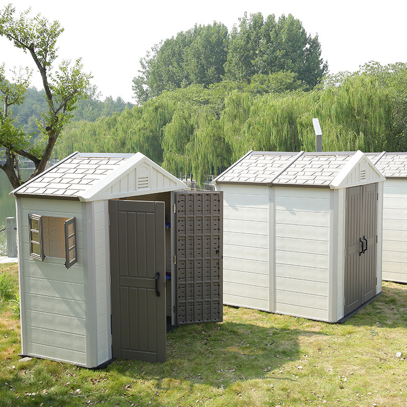 户外花园工具房自搭简易移动房组装活动储物房家用可拆卸临时房子细节图