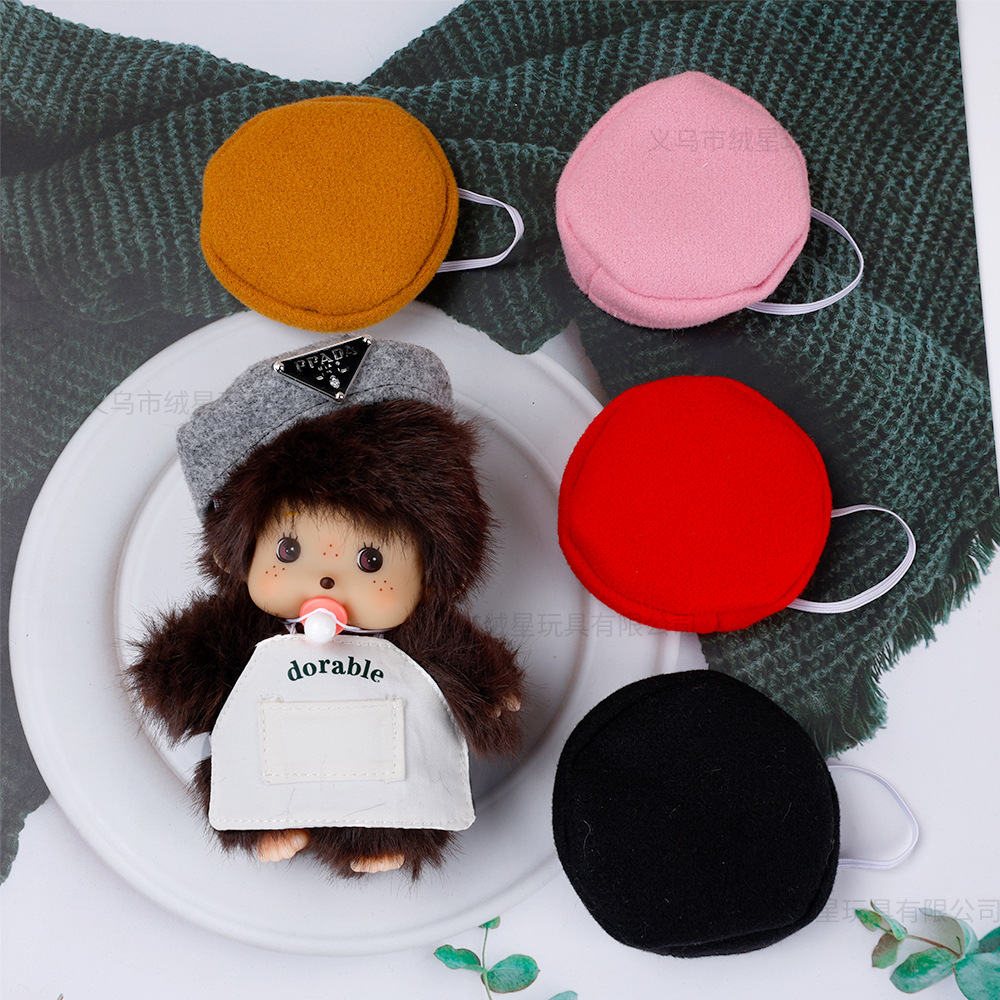 Baby clothes, Beret hats, trendy SP painter hats, 10cm baby clothes, decorative hats, plush dolls, mini hats, fashionable outfits details Picture