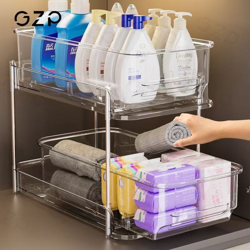 Sink, storage rack, pull-out bathroom cabinet, storage layer under the bathroom, toilet cabinet, various wonders, kitchen Application Scenario