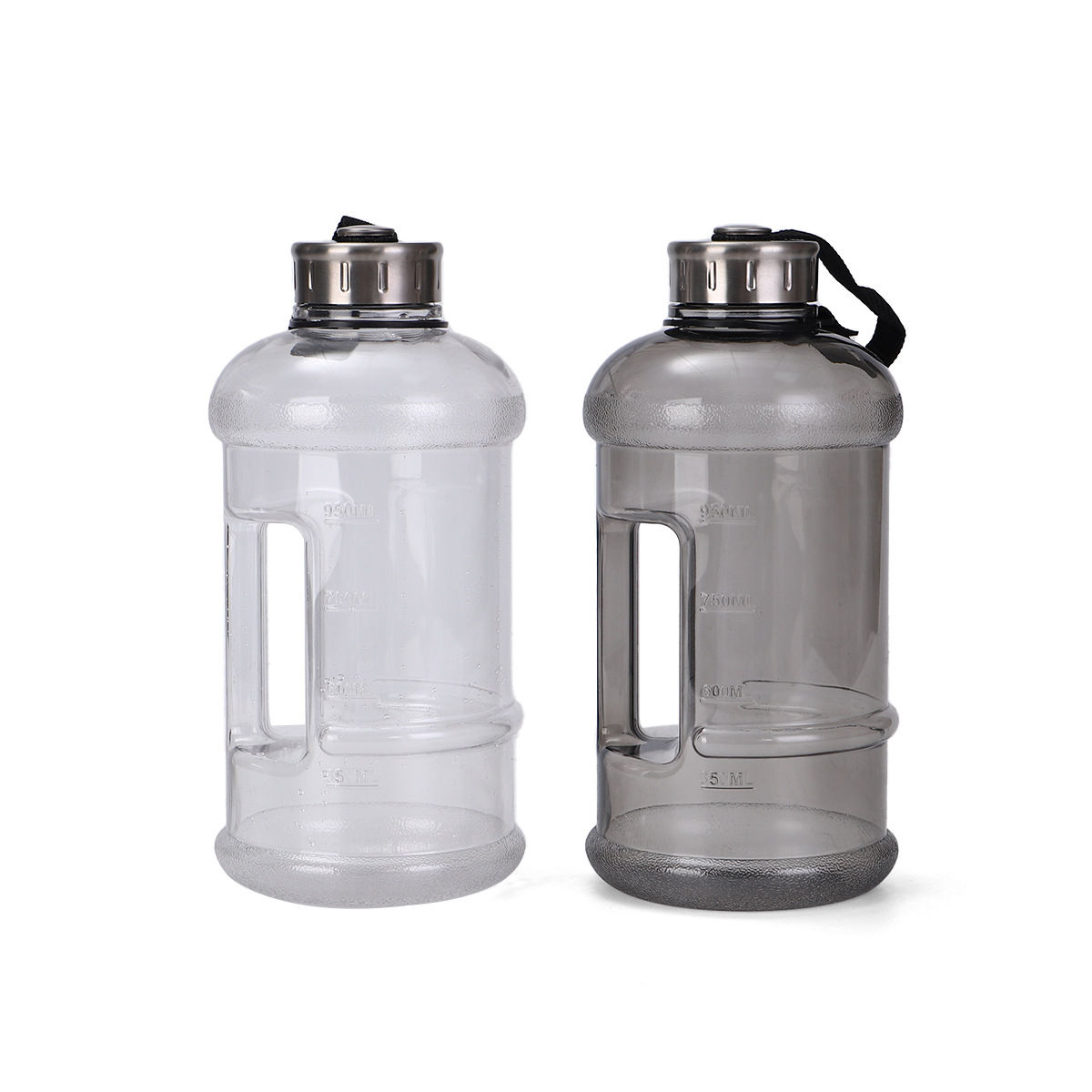 Summer fitness tonton bucket Men's plastic space kettle 1.5L steel lid portable large-capacity outdoor sports water bottle Item Picture