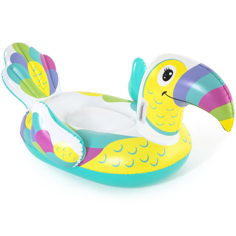 Bestway41437 Toucan ride Children's cartoon swimming ring Animal-shaped life buoy Children's float Item Picture