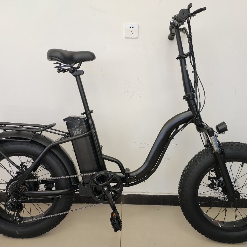 The new Ebike 20-inch folding lithium battery helps snow bikes with wide tires and a new long-range beach battery