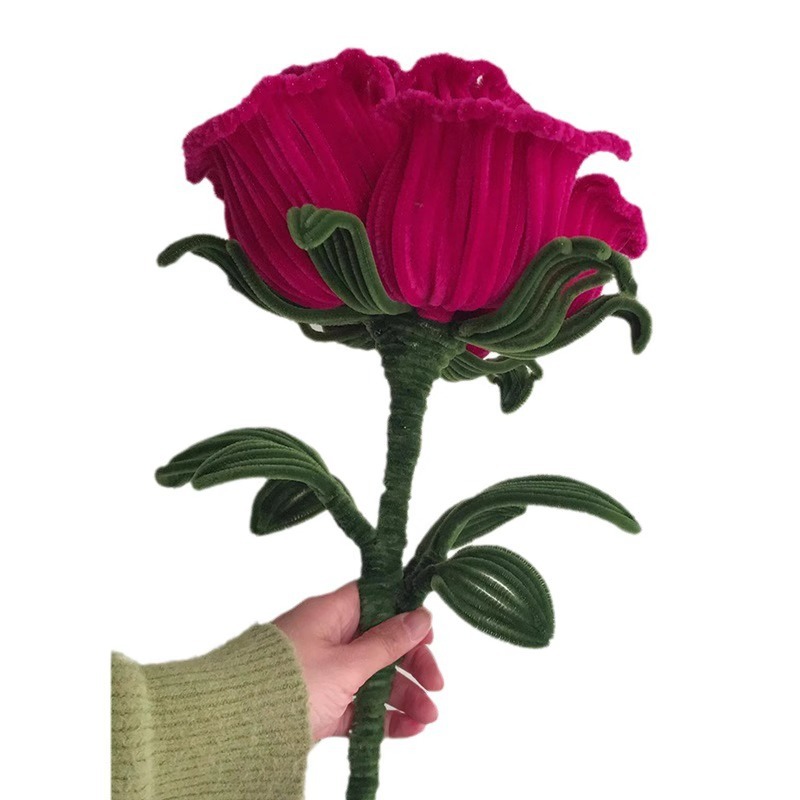 diy Twisting stick, giant rose decoration, handcrafted puzzle gift, Valentine's Day 520 gift, rose twisting stick Item Picture