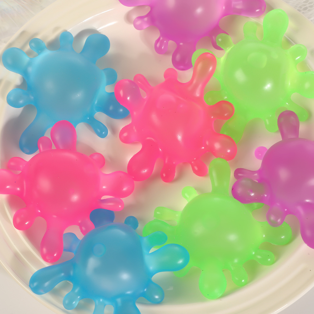 Amazon's popular dreamy water drop maltose kneading fun slow Rebound release Funny virus children's stress relief toy Specification image