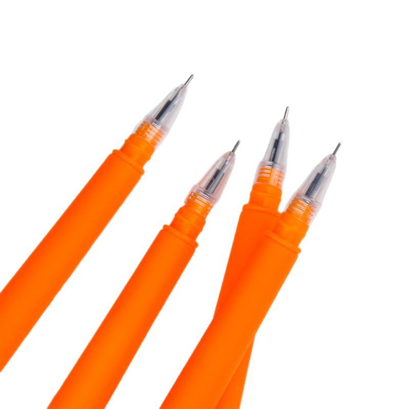 New creative animal fashion rabbit rotating vegetables student learning stationery gel pens wholesale supplies Item Picture