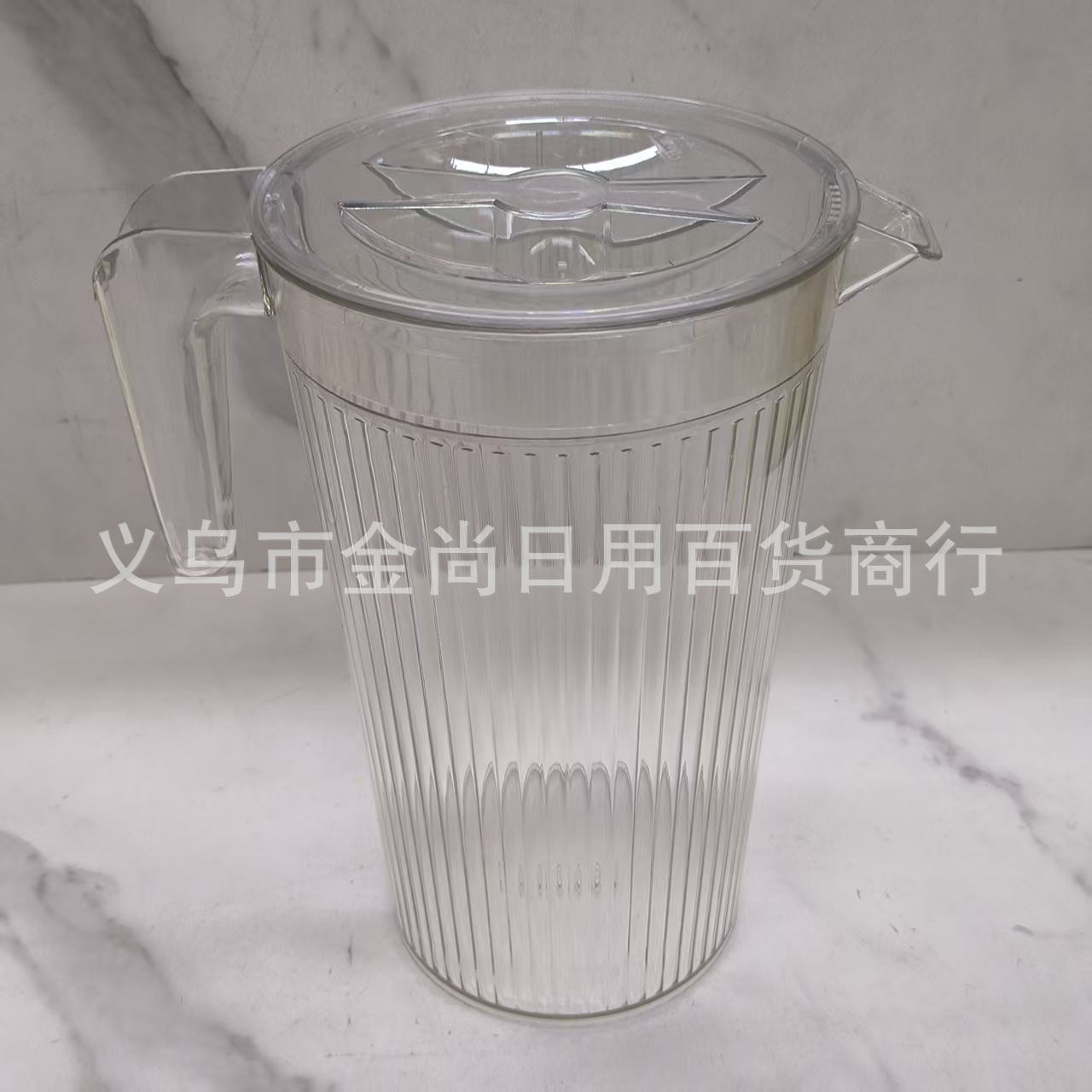 A simple, high-quality, large-capacity cold water kettle, a household high-temperature resistant food-grade plastic cold water kettle with four cups details Picture