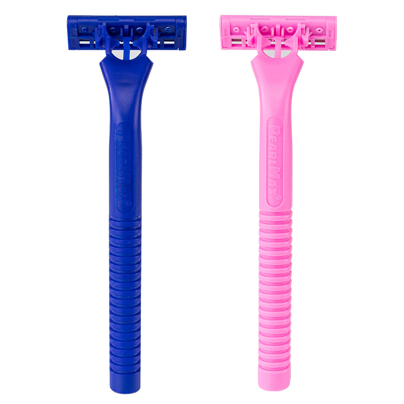 Disposable shaving knife Pearl Max Three-layer blade lubrication strip full-body shaving manual razor Item Picture