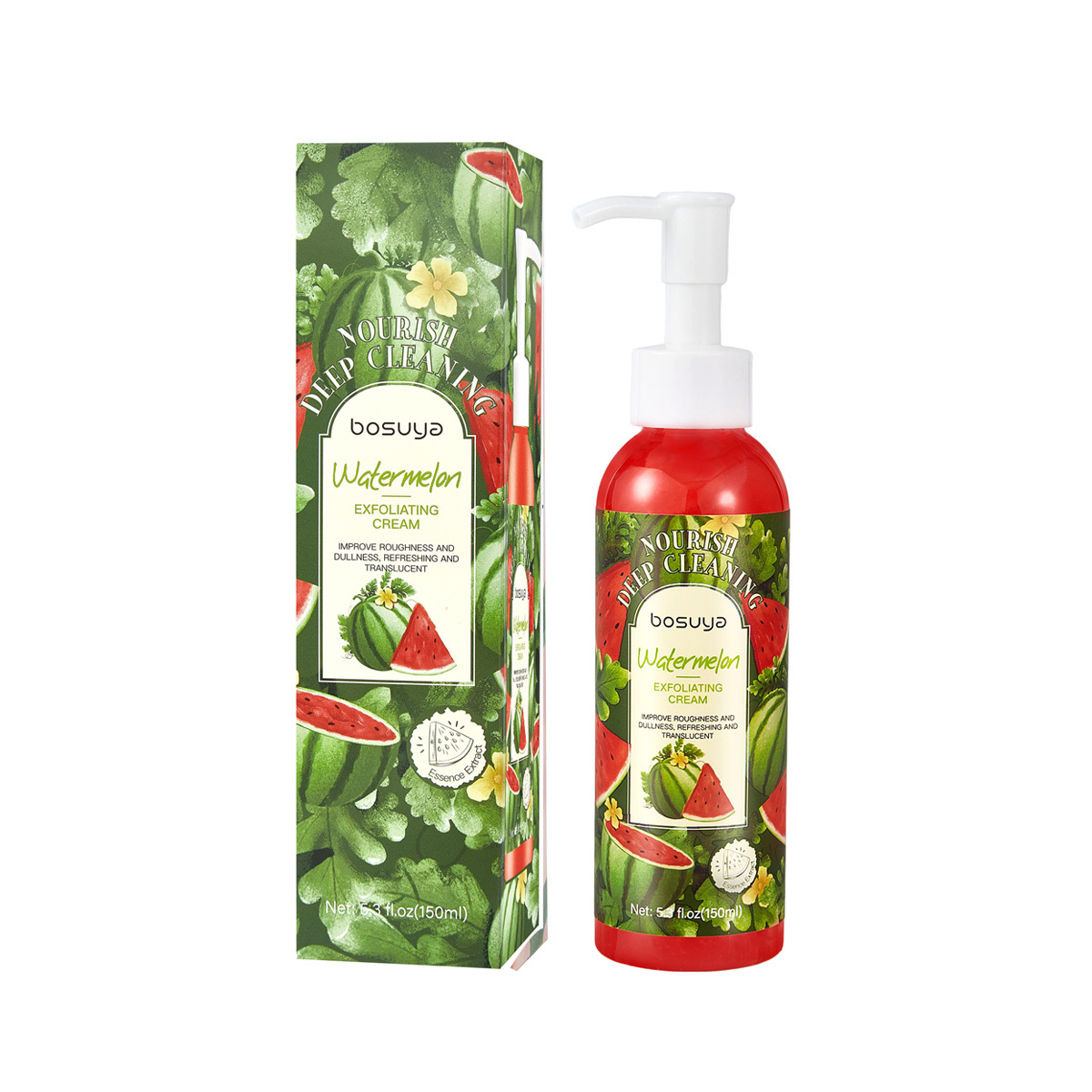 【 Cross-border Exclusive 】Bosuya Exfoliating Cream with Fruit Flavor for Body Cleansing, Moisturizing and hydrating Wholesale Item Picture