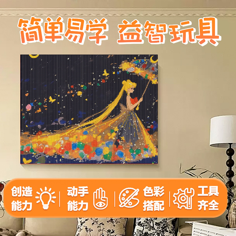 Desnudo 5D grande 4050 hecho a mano diy diamante pintura figuras paisaje dibujos animados animales pintura decorativa fabricante al por mayor Application Scenario