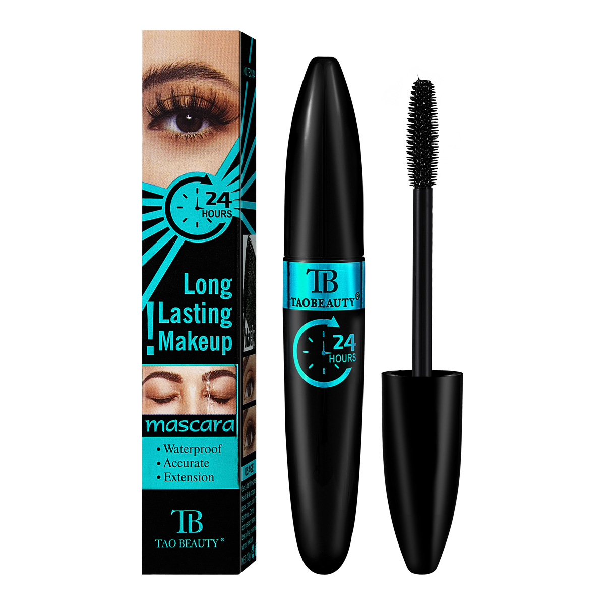 Cross-border exclusive supply of TAO BEAUTY mascara. Long, curly, waterproof, sweat-proof and non-smudge mascara wholesale Item Picture