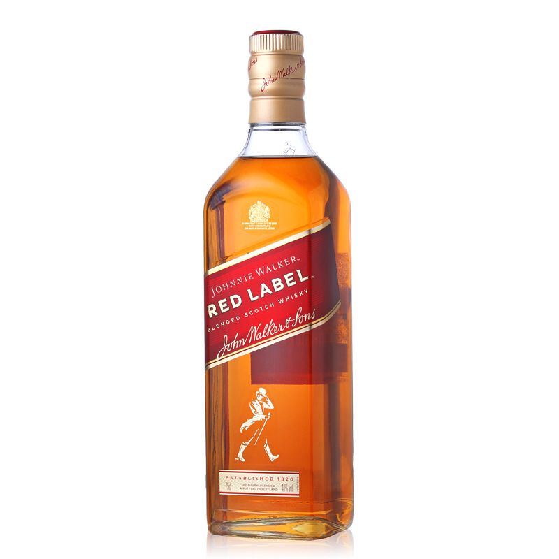 英国原瓶进口正品行货红牌威士忌黑牌威士忌700ml