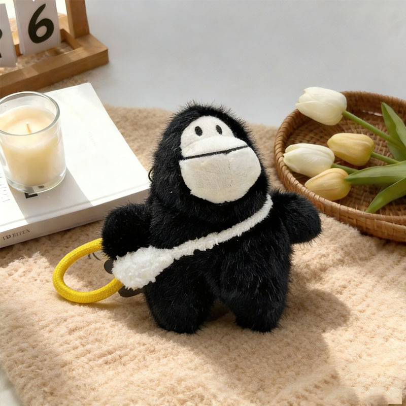 Mischievous Xing's new trendy scarf, cute little pendant, exquisite claw machine, plush toy, keychain gift Application Scenario