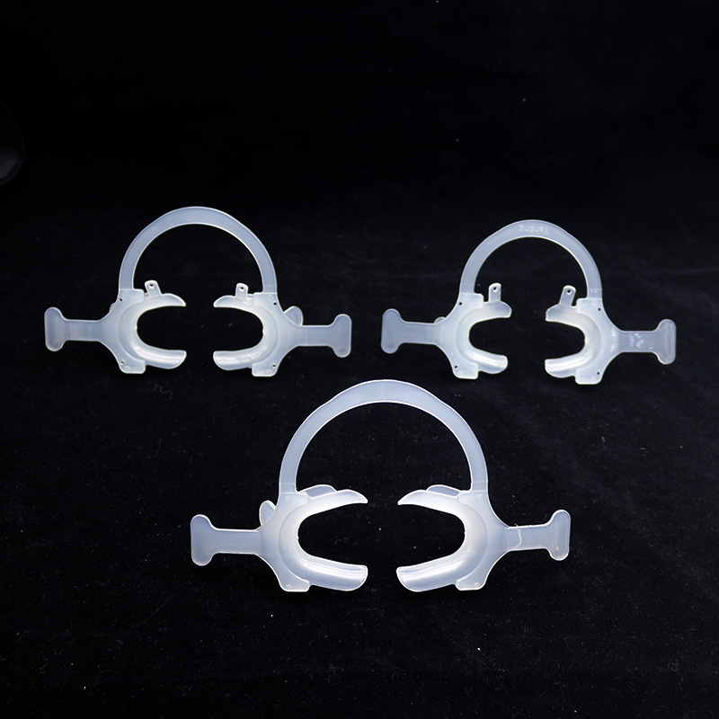 Cross-border exclusive dental mouth opener, high-temperature and high-pressure sterilized C-shaped mouth opener with handle, oral dental buccal retractor Specification image
