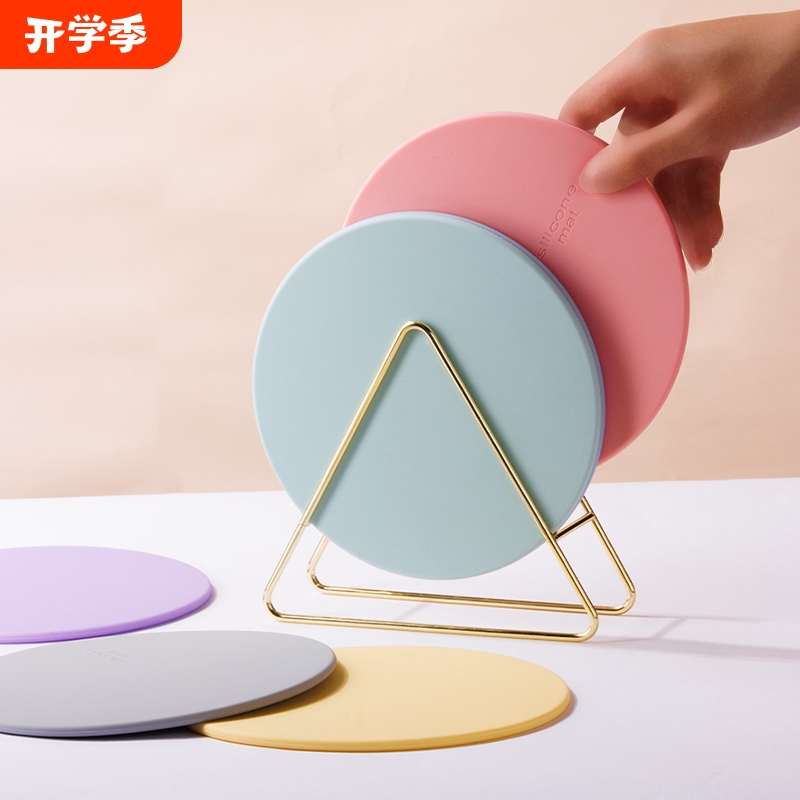 餐桌隔热垫桌面硅胶垫子防烫耐高温可放砂锅碗杯垫盘子垫防滑家用
