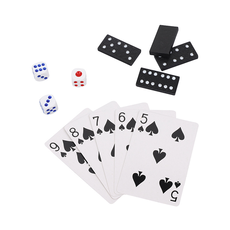 Wholesale direct supply for foreign trade poker cards, including K cards, dominoes, and 5-dice suckers, from the manufacturer Application Scenario