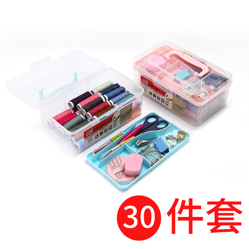 Treasure Box Sewing Kit, Home and household Creative Sewing Bag, Sewing storage and Organization Box, Hand sewing and mending set Application Scenario