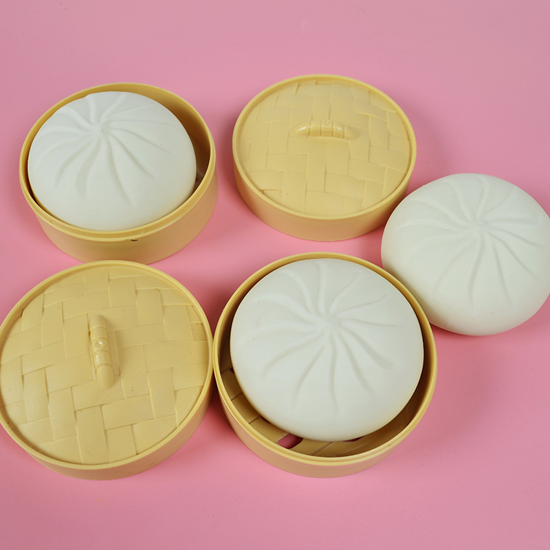 抖音同款解压大包子仿真大肉包高弹减压食玩礼物食物玩具厂家批发细节图