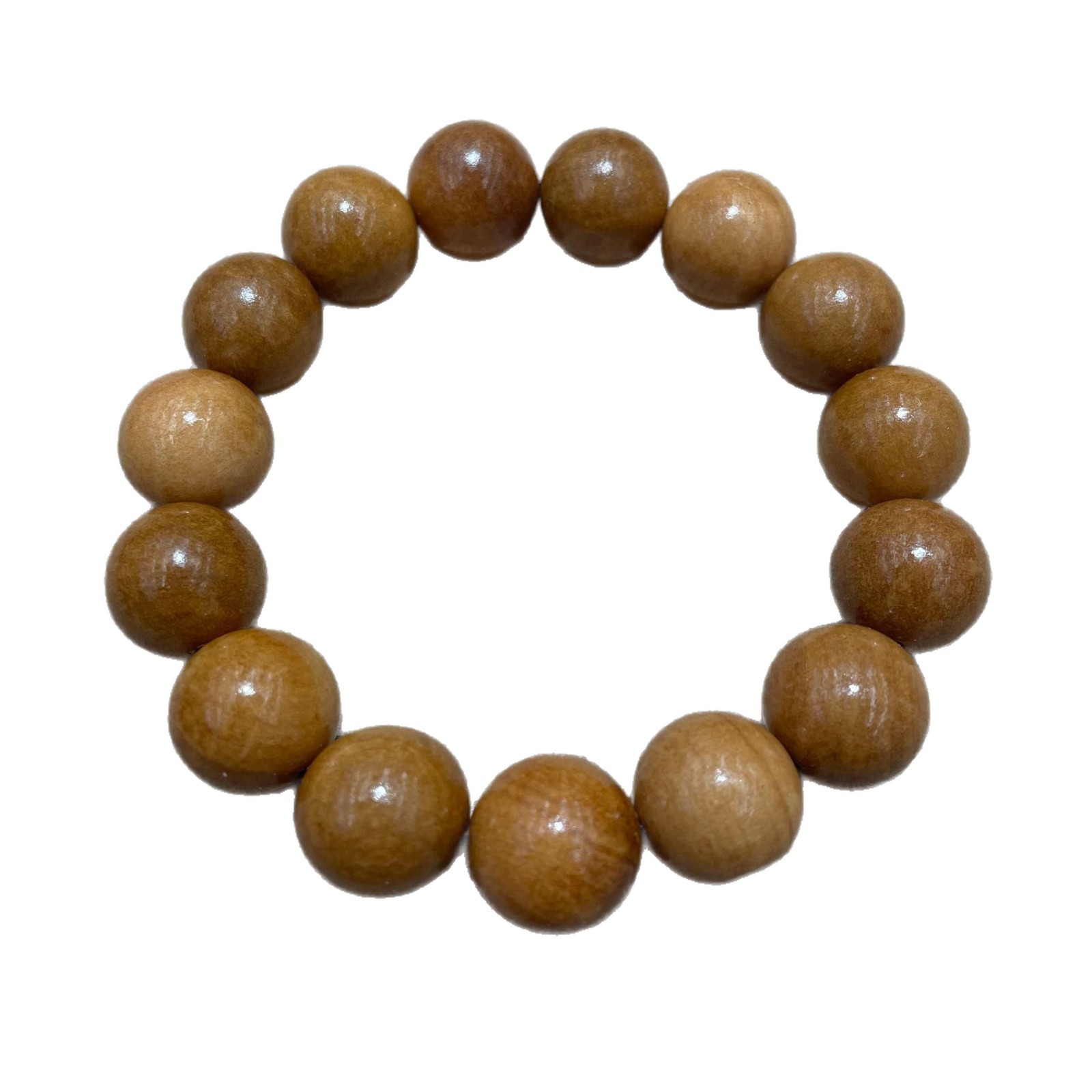 Natural peach wood bracelet, the guardian deity of the five paths of Wealth, Buddhist prayer beads and prayer beads, men's and women's Buddhist prayer beads couple bracelets as gifts Item Picture