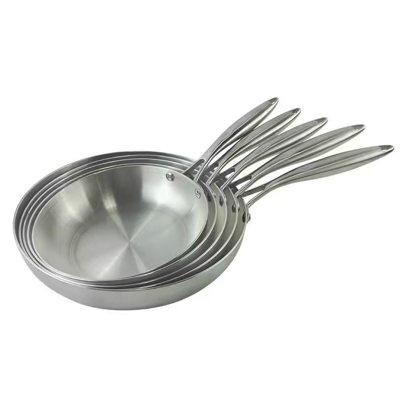 不锈钢锅/平底锅/铸铁锅两用/煎饼锅/鈦鍋细节图