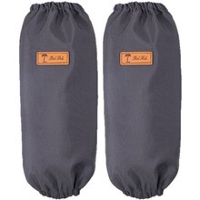 防水套袖帆布办公画画秋冬加大棉服厨房男女工作护袖头筒家务清洁白底实物图