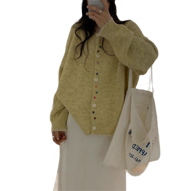 毛衣/打底衫高领/打底针织毛衣/毛衣女宽松韩版/羊绒衫白底实物图