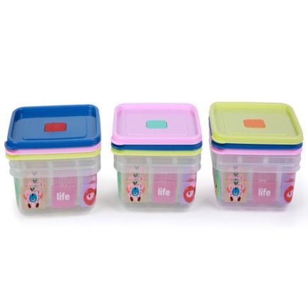 Mini fresh-keeping box, meal replacement fruit salad box, small fruit meal box, baby food storage box, packaging and sealing box