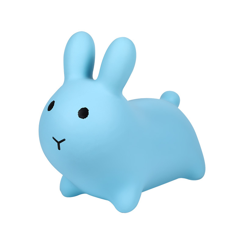 Wholesale of thickened pvc explosion-proof inflatable animal toys for children's jumping horses, kindergarten jumping rabbits Specification image