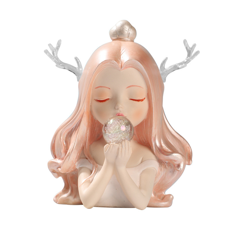 Customized handcrafted birthday gifts, home decorations and ornaments for the "Flowing Light Ocean Girl" best friend and girlfriend Item Picture