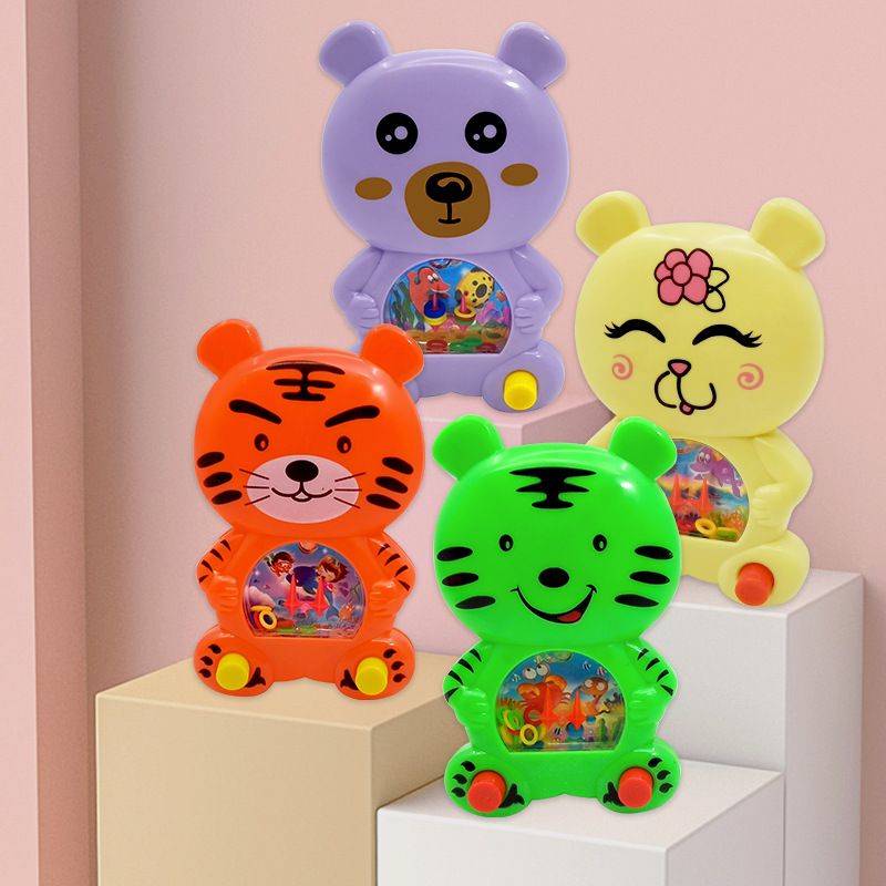 Tiger Ring Toss water machine, children's educational water ring toss, Monkey and Cat game machine, wholesale of childhood nostalgic toys Specification image