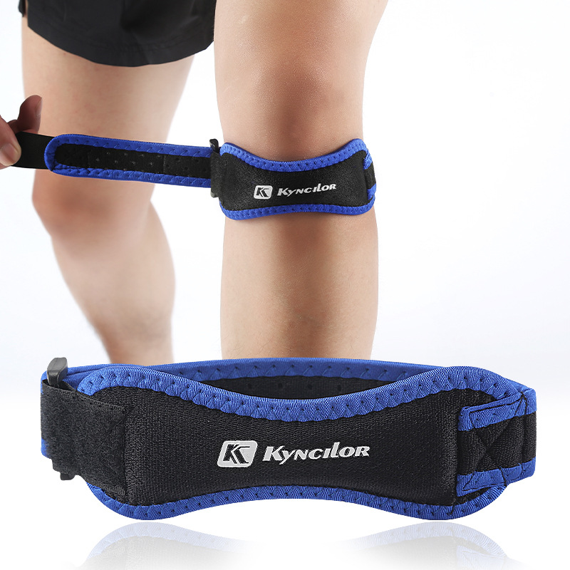 Professional patellar belt for sports compression, special knee protection cover for outdoor running and fitness, shock-absorbing and breathable protective gear for men and women details Picture