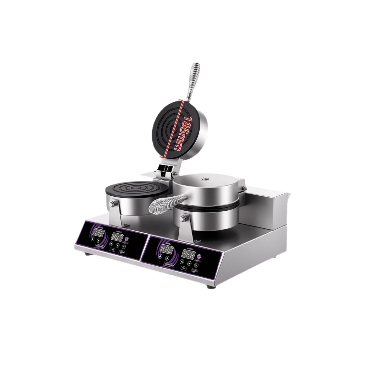 A manufacturer of commercial intelligent temperature control and uniform heating equipment for making waffles with a CNC double-head pandan coconut cake machine Item Picture