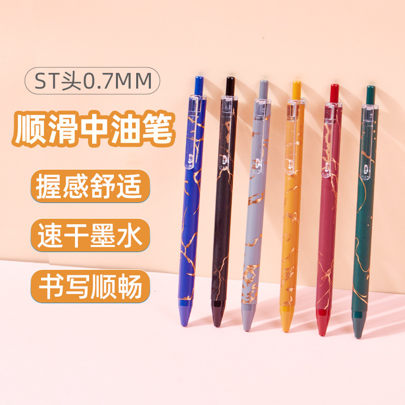 Tianfeng Factory supplies the smooth oil pen with a 598GMINI tip, which ensures smooth and fluid writing full figure