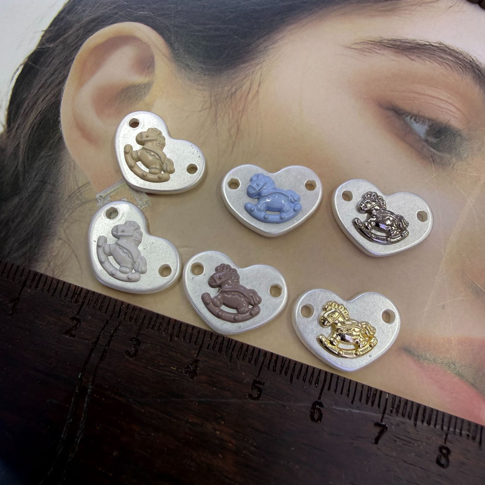 耳夹/耳环夹/磁吸耳饰/316饰品配件/固定螺丝产品图