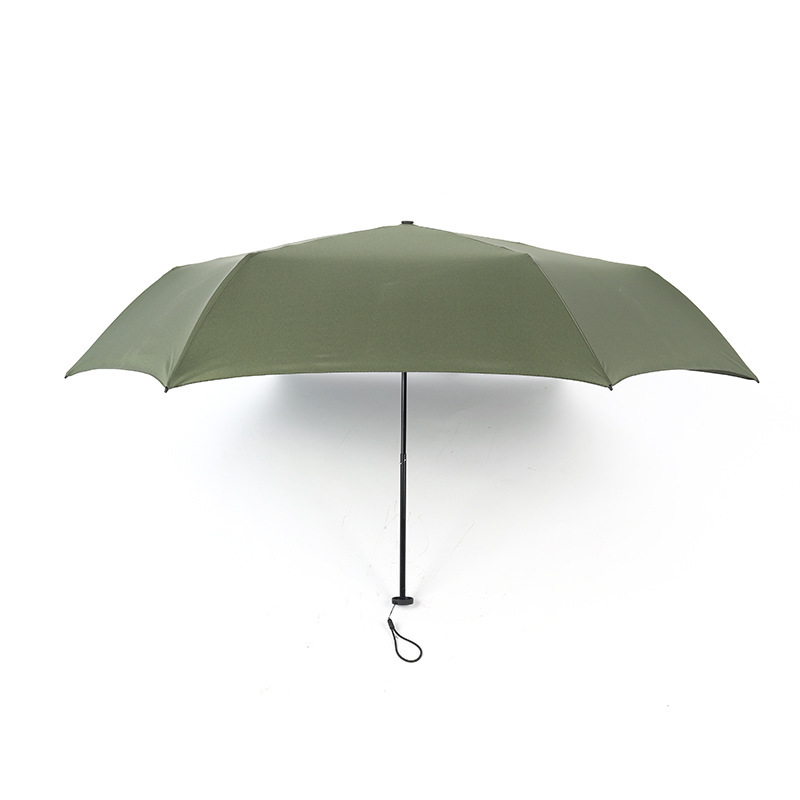 便携碳纤维遮阳晴雨三折超轻伞 折叠黑胶防紫外线防晒太阳超轻伞详情图5