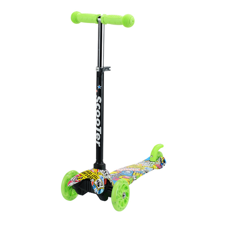 Factory wholesale cross-border scooters, 2-3-6-8 years old baby toys, children's slides, portable children's scooters Item Picture