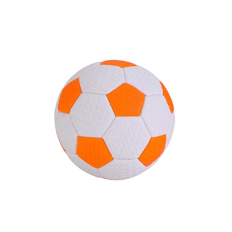 外贸出口5号PU麻纹机缝足球加厚防爆中小学生训练比赛足球细节图