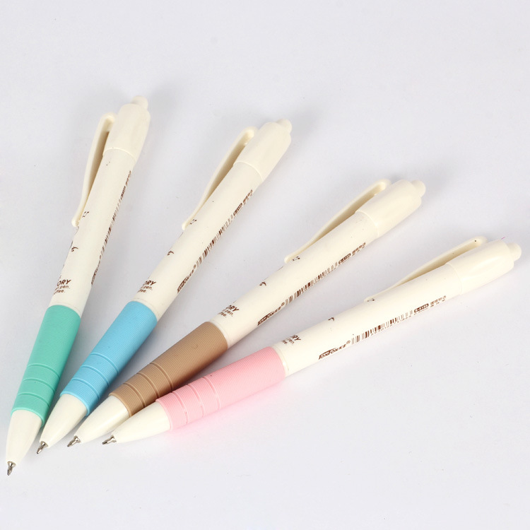 Heat transfer Ballpoint pen Coffee Story Ballpoint pen wholesale Tianfeng 5186 Student Ballpoint pen 60 pieces per box details Picture