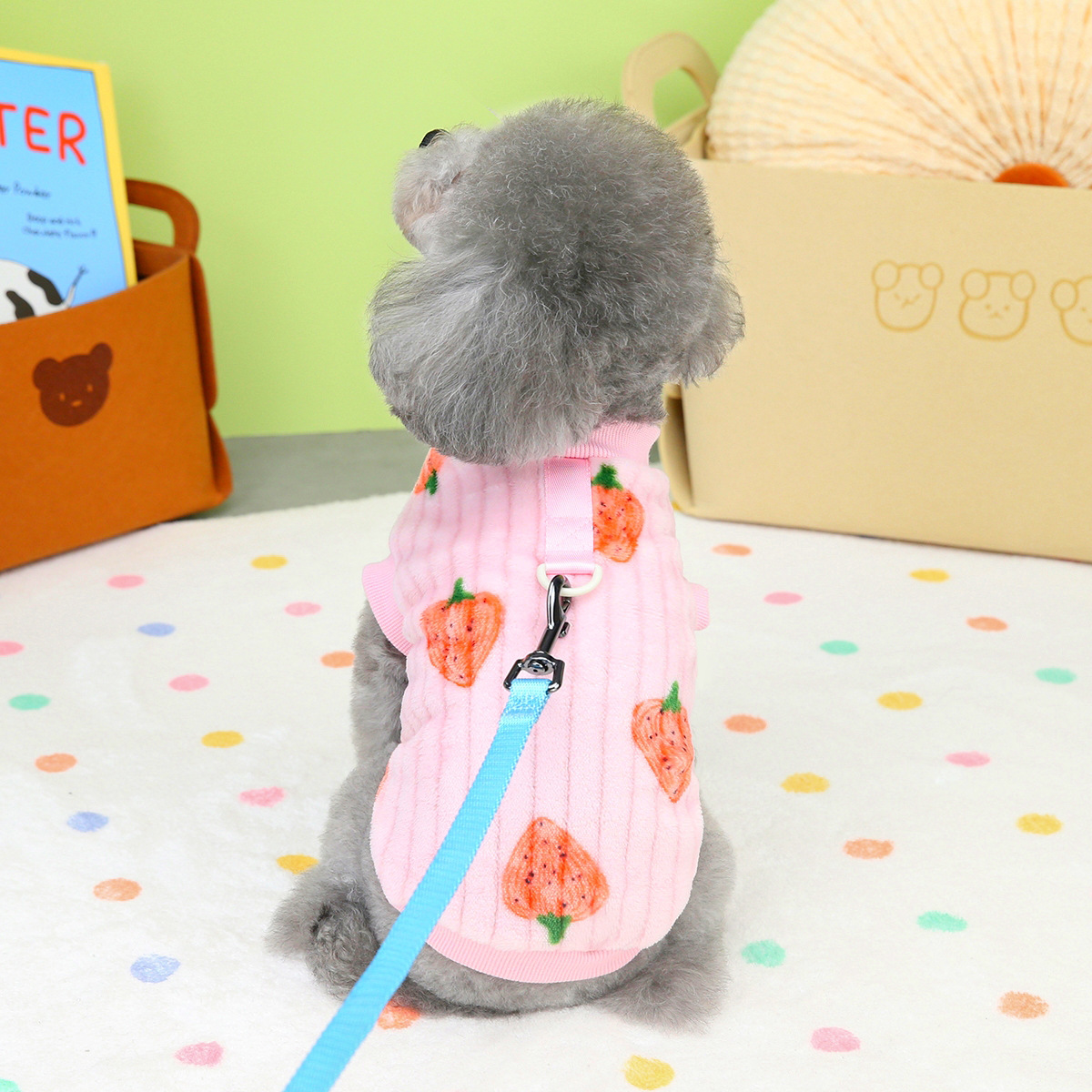 Pet strawberry fleece
